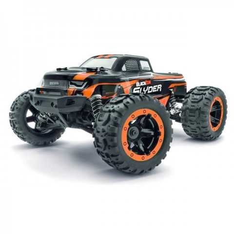 BlackZon Slyder MT 1/16 4WD Electric Brushed Monster Truck (Orange) - 540099