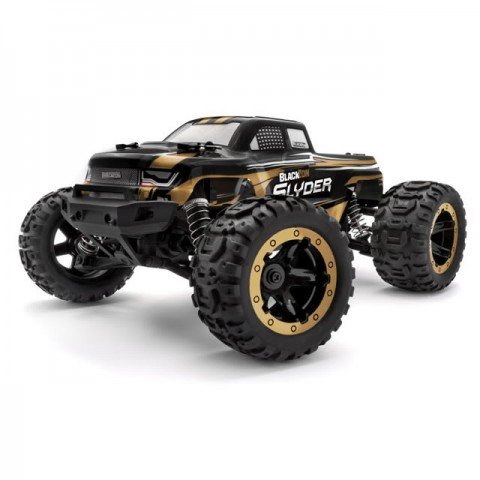 BlackZon Slyder MT 1/16 4WD Electric Brushed Monster Truck (Gold) - 540101