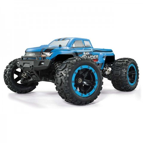 BlackZon Slyder MT Turbo 1/16 4WD 2S Brushless Monster Truck (Blue) - 540201