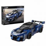 CaDA Night Flash Sports Car 1/24 Scale 162 Pieces (Unassembled Brick Build Kit) - C55051W