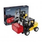 CaDA Model Forklift Truck 388 Pieces (Unassembled Brick Build Kit) - C65002W