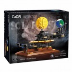 CaDA Solar System Sun, Earth and Moon 865 Pieces (Unassembled Brick Build Kit) - C71004W