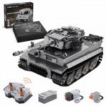 CaDA RC Tiger Tank 1/35 Scale 925 Pieces (Unassembled Brick Build Kit) - C61071W