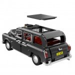 CaDA LEVC London Black Cab Taxi and Phone Box 1871 Pieces (Unassembled Brick Build Kit) - C62004W