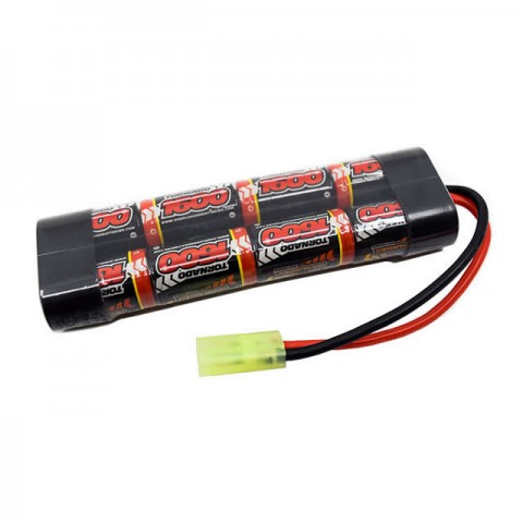 Overlander Airsoft 2/3 AF 1600mAh 9.6v Config 24 Premium Sport NiMh Battery Pack (Reversed Polarity) - OL-2441