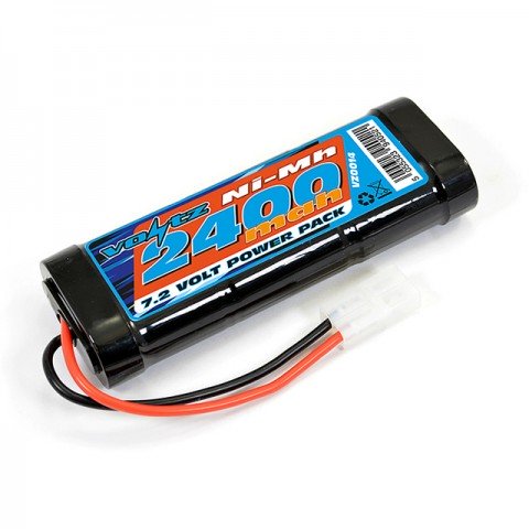 Voltz 2400mah 7.2v NiMh Stick Battery Pack SubC for RC Car, Boat and Bike with Tamiya Plug - VZ0014