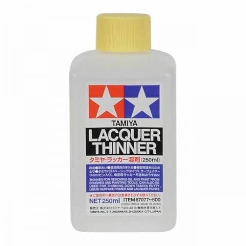 Tamiya Lacquer Paint Thinner and Cleaner (250ml) - 87077