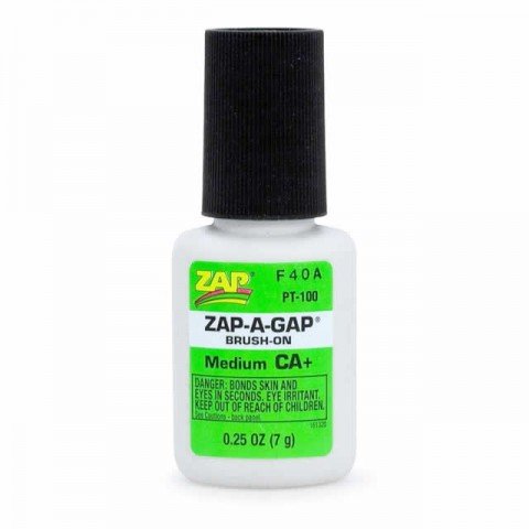 ZAP-A-Gap PT100 CA+ Brush-On 1/4oz Glue (Medium) - 5525638