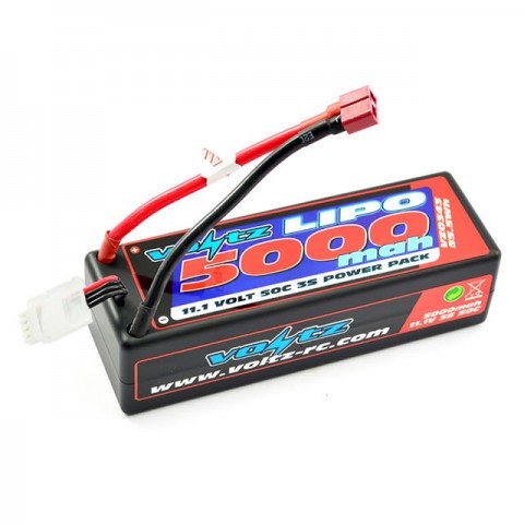 Voltz Batterie Lipo 5000mah 3S 11.1V 50C Hard Case - RC TEAM